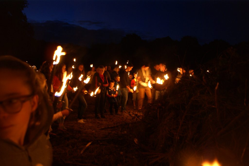 Les flambeaux sont arrivés