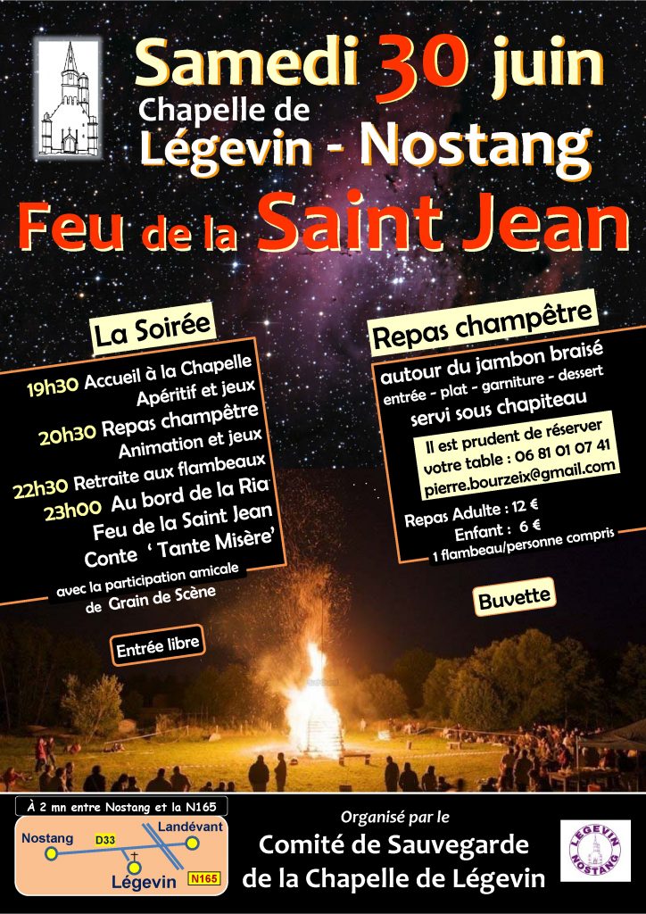 Affiche Feu de la Saint Jean 2018