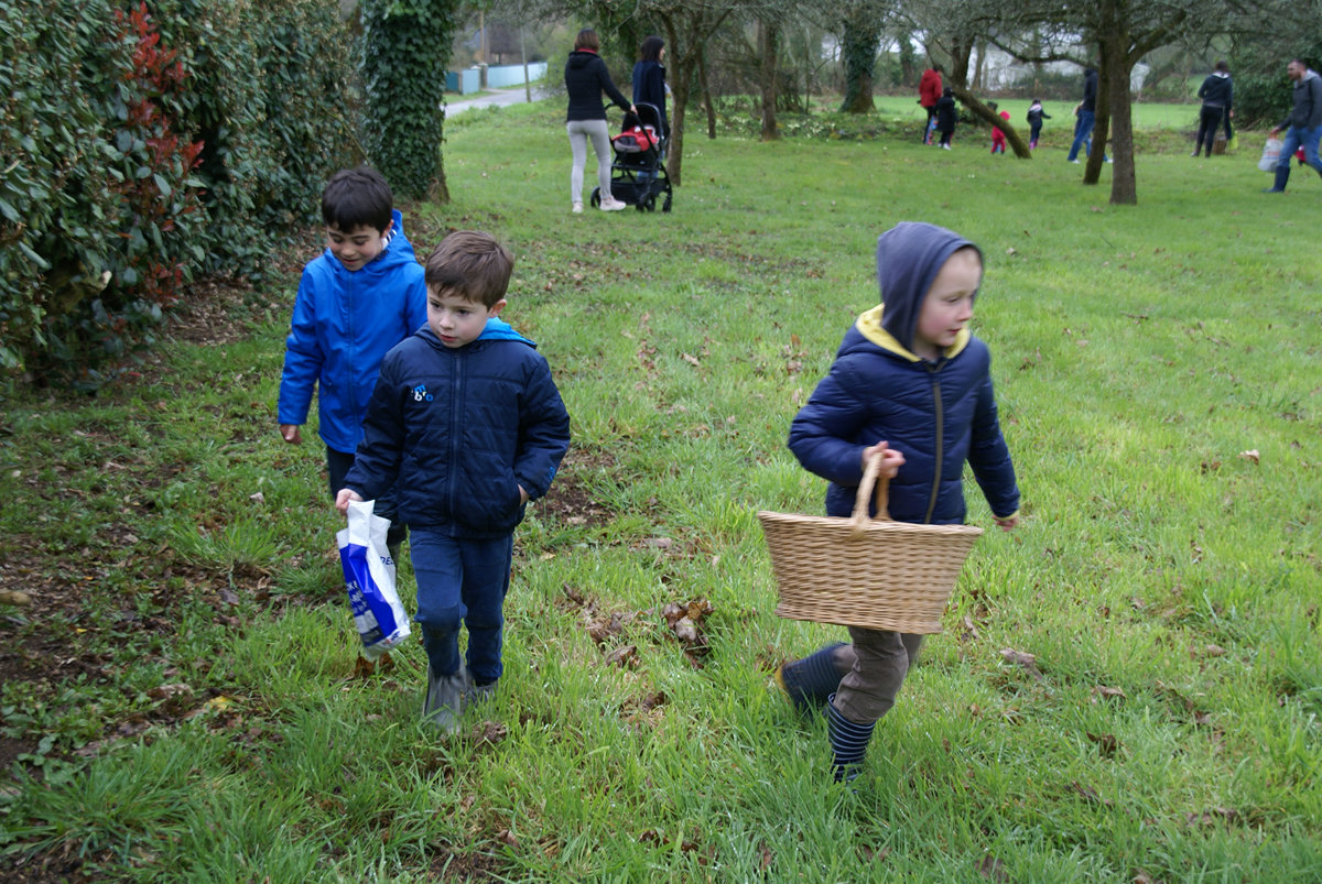 Chasse à l'oeuf 2018 En tête
