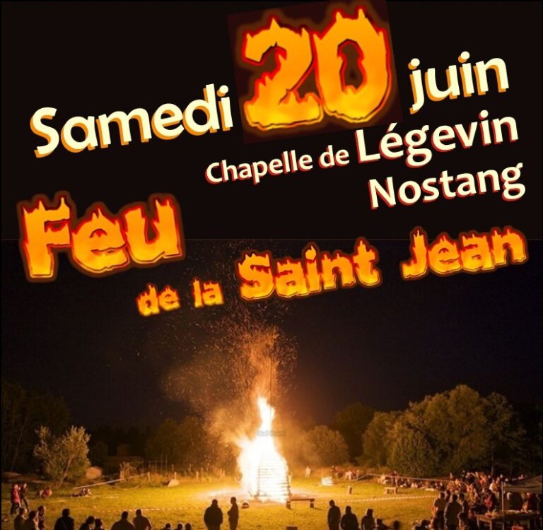 20 juin – Feu de la Saint Jean à Légevin